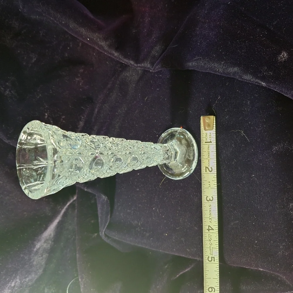 Elegant Clear Glass Vase